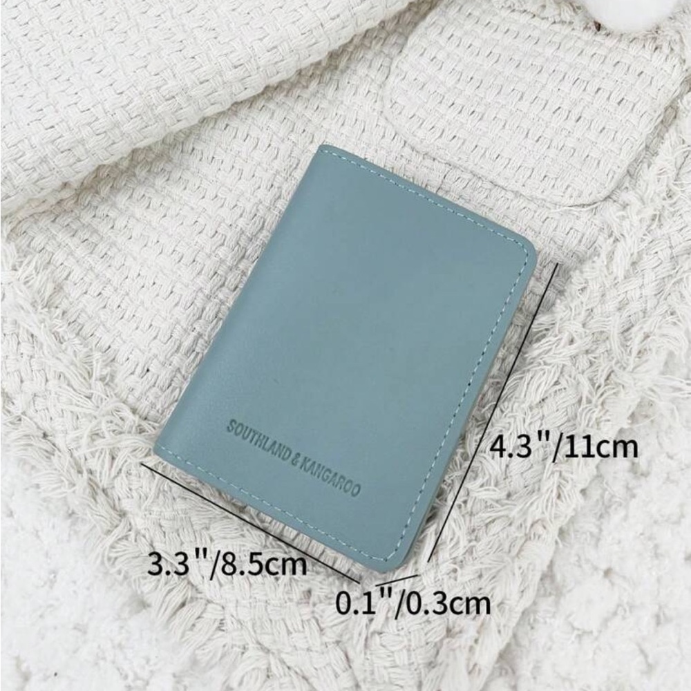 ⚠️Clearance Blue Slim Bifold Wallet / Cardholder - Picture 5 of 5